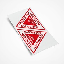 Ejector Seat Vinyl Sticker Funny Self Adhesive Car Plane Motorcycle Decal 100mm