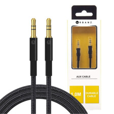 1M AUX CABLE BRAIDED CORD