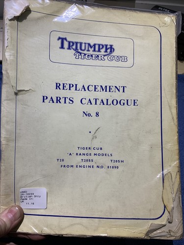 Triumph tiger cub - triumph, list
