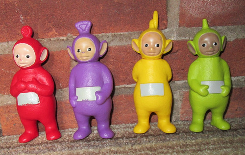 Teletubbies plastic figures - teletubbies,