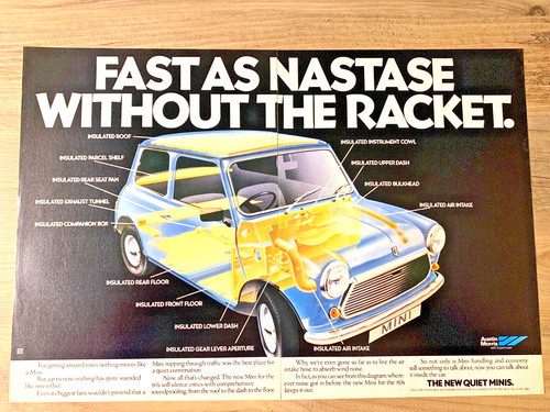 Austin rover mini frameable - mini,