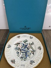 Coalport Fine Bone China Decorative Plate Mother 1978 Embroidery Clematis