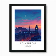 Edinburgh Cityscape 3 Art