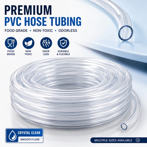 Pvc tube clear plastic - clear, hose