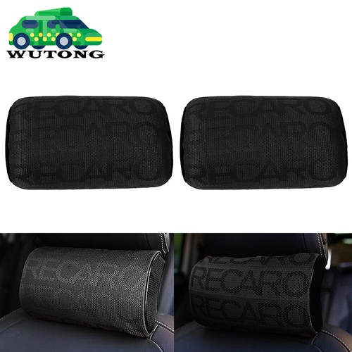 2pcs recaro black fabric - 2pcs,