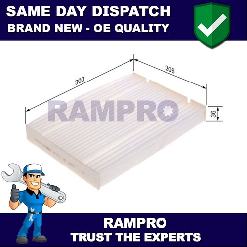 Rampro cabin filter - rampro, fits