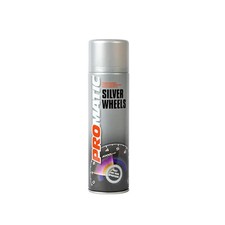 Promatic Silver Wheel Topcoat Spray Paint 500ml