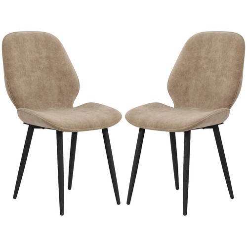 Homcom dining chairs set - chairs, 2