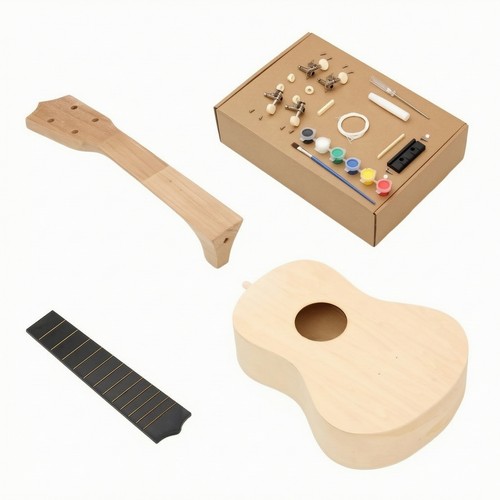 Diy ukulele kit - ukulele, complete