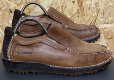 Mens Kickers Brown Leather