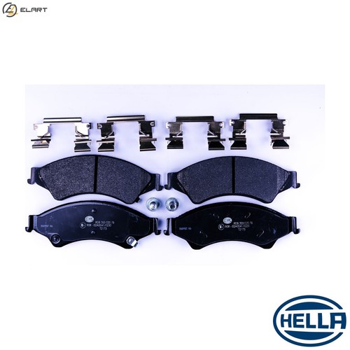 Brake pad set disc - brake, 8db