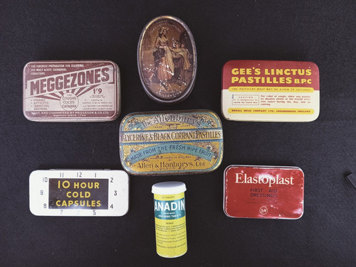 Vintage collectable tins job - collectable, tins.