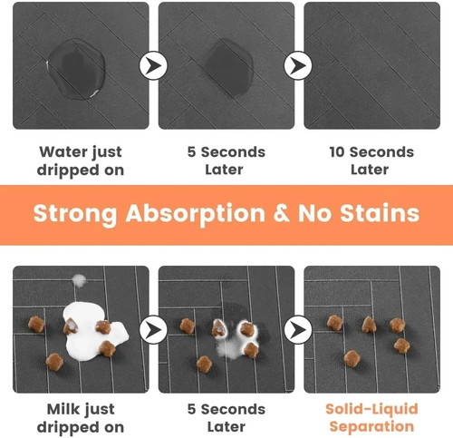 Pet feeding mat absorbent - pet,