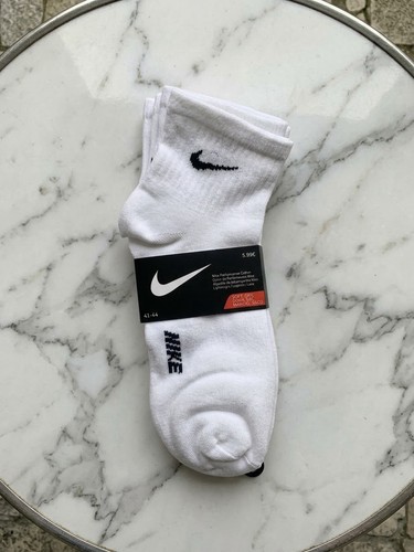 Nike unisex white cotton - nike, crew