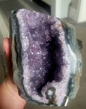 Extra Large Natural Amethyst Druze Geode Quartz Crystal Cluster Reiki 2.1kg V