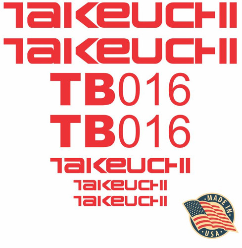 Takeuchi tb016 mini excavator - takeuchi,