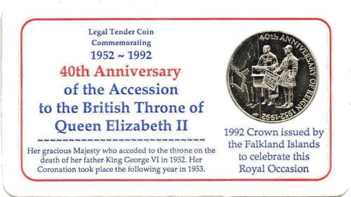 1992 falkland islands 40th - 1992,