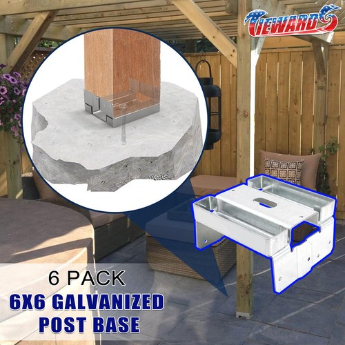 Post base 6x6 wood - post,
