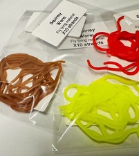 Squirmy Worm Fly Tying Material – Pack of 4 Assorted Colours