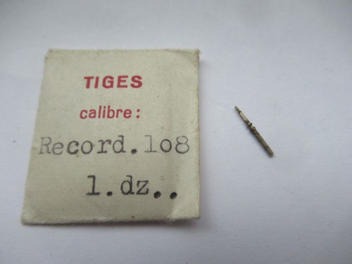 Record watch winding stem - watch,