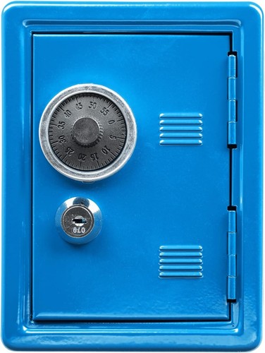 Solid steel safe heavy - 4.6l,