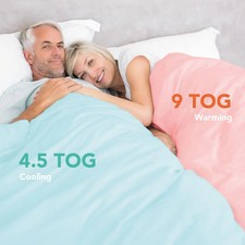 His and Hers Partners Dual Tempo Duvet 14 & 7 Tog Factory Second [King]