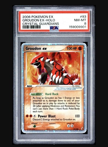 Groudon 100 ex crystal - 93/100,