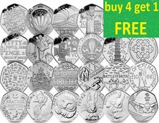 50 Pence Coin Elizabeth II