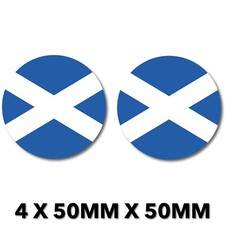 Scotland Sticker Circle Flag
