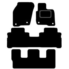 FITS FORD GALAXY (7 SEAT) 2016 TO 2023 TAILORED BLACK CARPET CAR FLOOR MATS SET.
