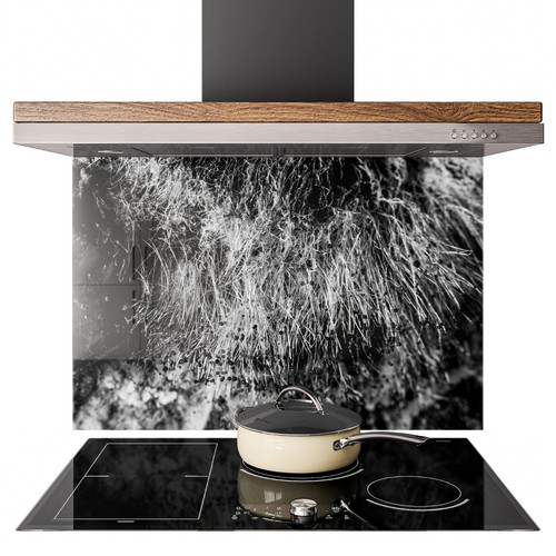 Glass splashback kitchen - glass,