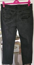 LADIES "GARDEUR"  JEANS.  DK. GREY  SIZE 20  EU 46  ..  STRAIGHT LEG.   GOOD
