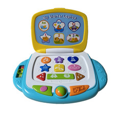B&M My Starter Laptop Kids Learning Numbers Alphabet Sounds Working Lights