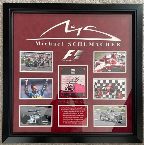 Signed michael schumacher - signed,