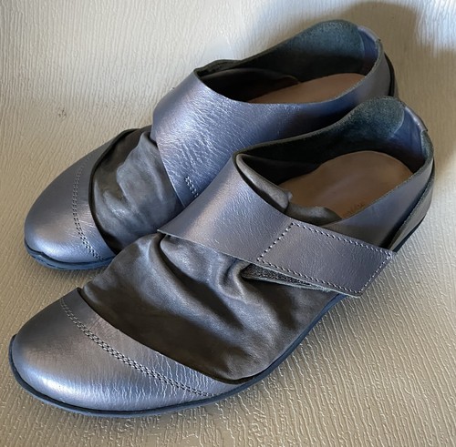 Trippen fyke grey metallic - fyke, f
