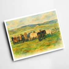 Print lerwick shetland - a4,
