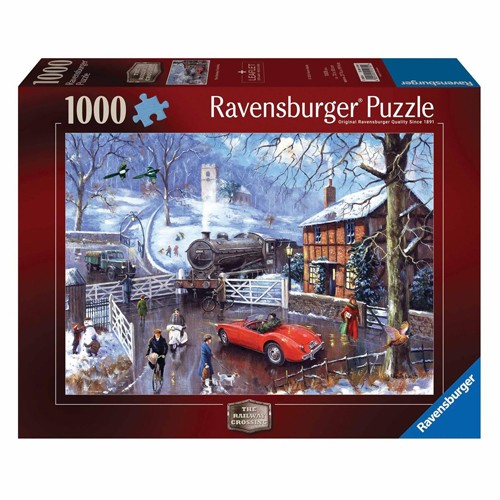 Railway crossing puzzle 1000 - puzzle,