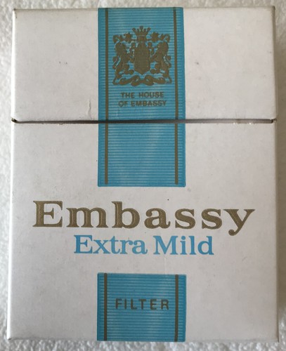 Embassy extra mild filter card - embassy,