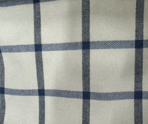Blue and white cream large - and, white/cream