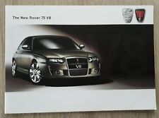 Rover 75 V8 Brochure 2004 -