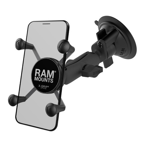 Ram grip phone mount with - x-grip,