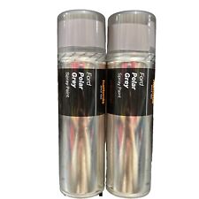 FORD POLAR GREY SPRAY PAINT 300ML HALFORDS CANS x2