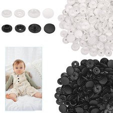 KAM Snaps 10.7mm/12mm Plastic Poppers Snap T3 T5 Fasteners No Sew Buttons Set