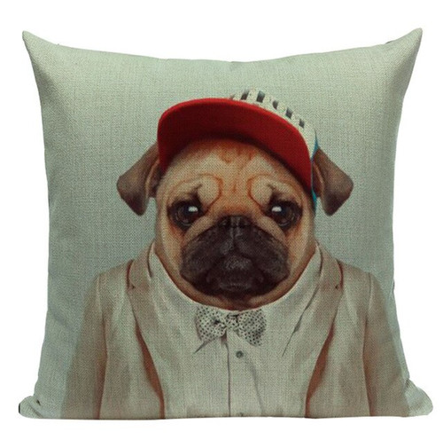 Pug dog animal cushion - animal, a8