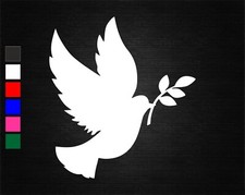 DOVE BIRD PEACE VINYL DECAL