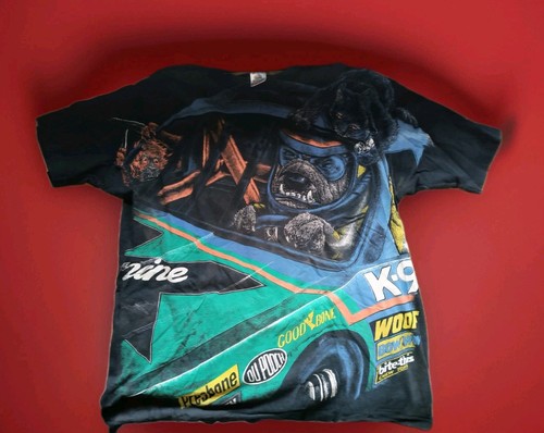 Vintage 90s racing dog - vintage,