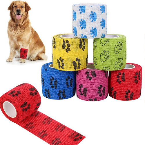 Rolls pet vet wrap self - pet,