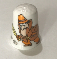 The Pink Panther Fine Bone China Thimble. Inspector Clouseau. 1990’s. New.