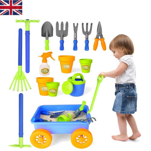 Pull along gardening play set - gardening,