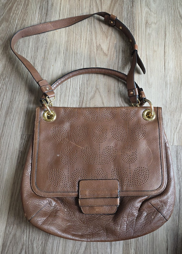Orla kiely leather - leather, messenger